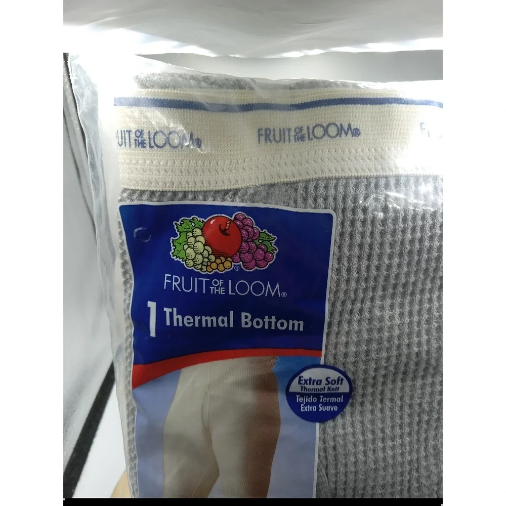 Fruit Of The Loom Mens Large‎  Thermal Bottom Extra Soft